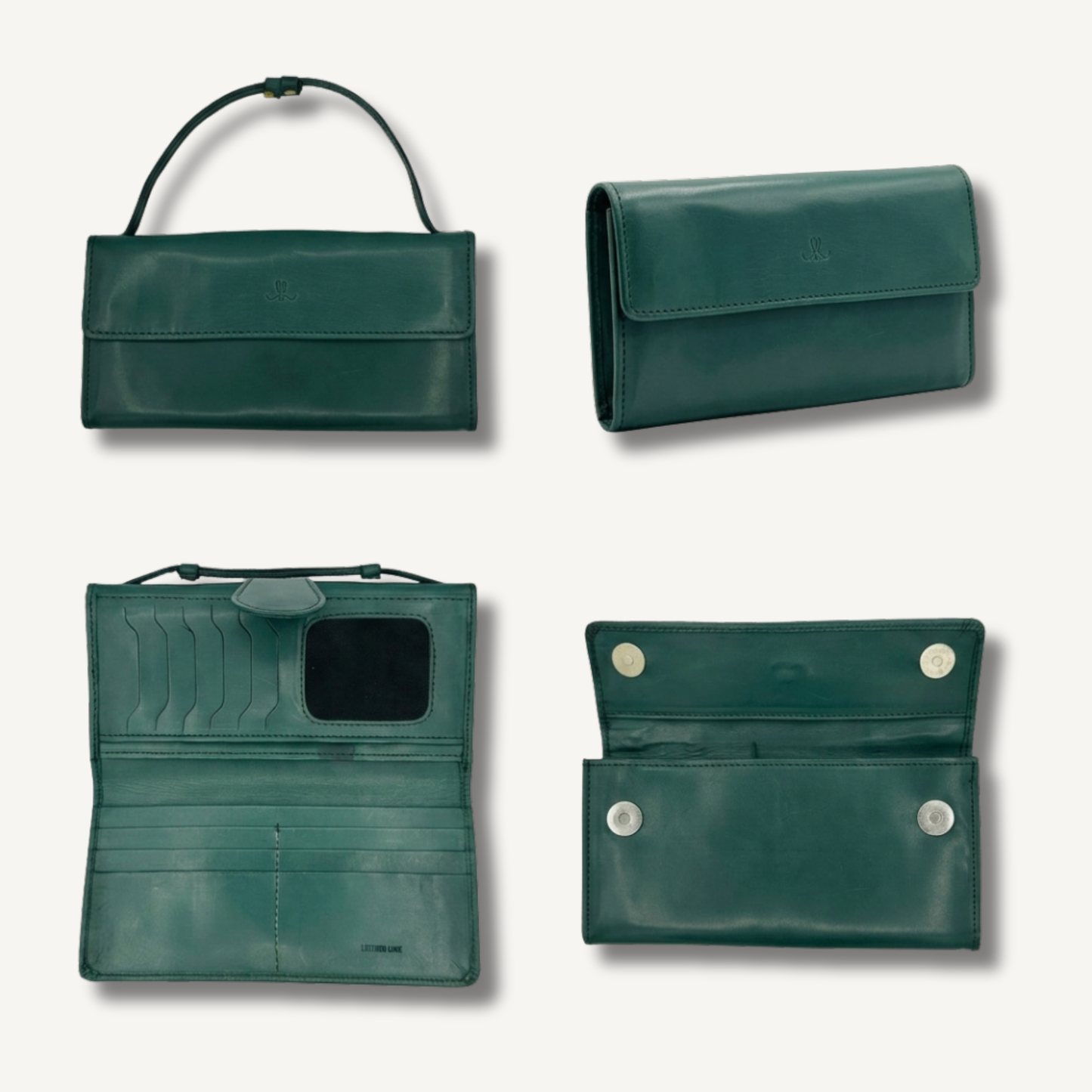 Isabelle Croc - Women's Long Leather Wallet