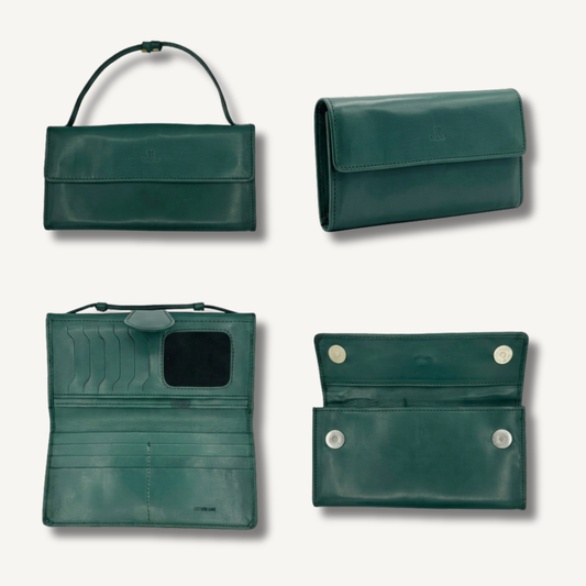 Isabelle Croc - Women's Long Leather Wallet