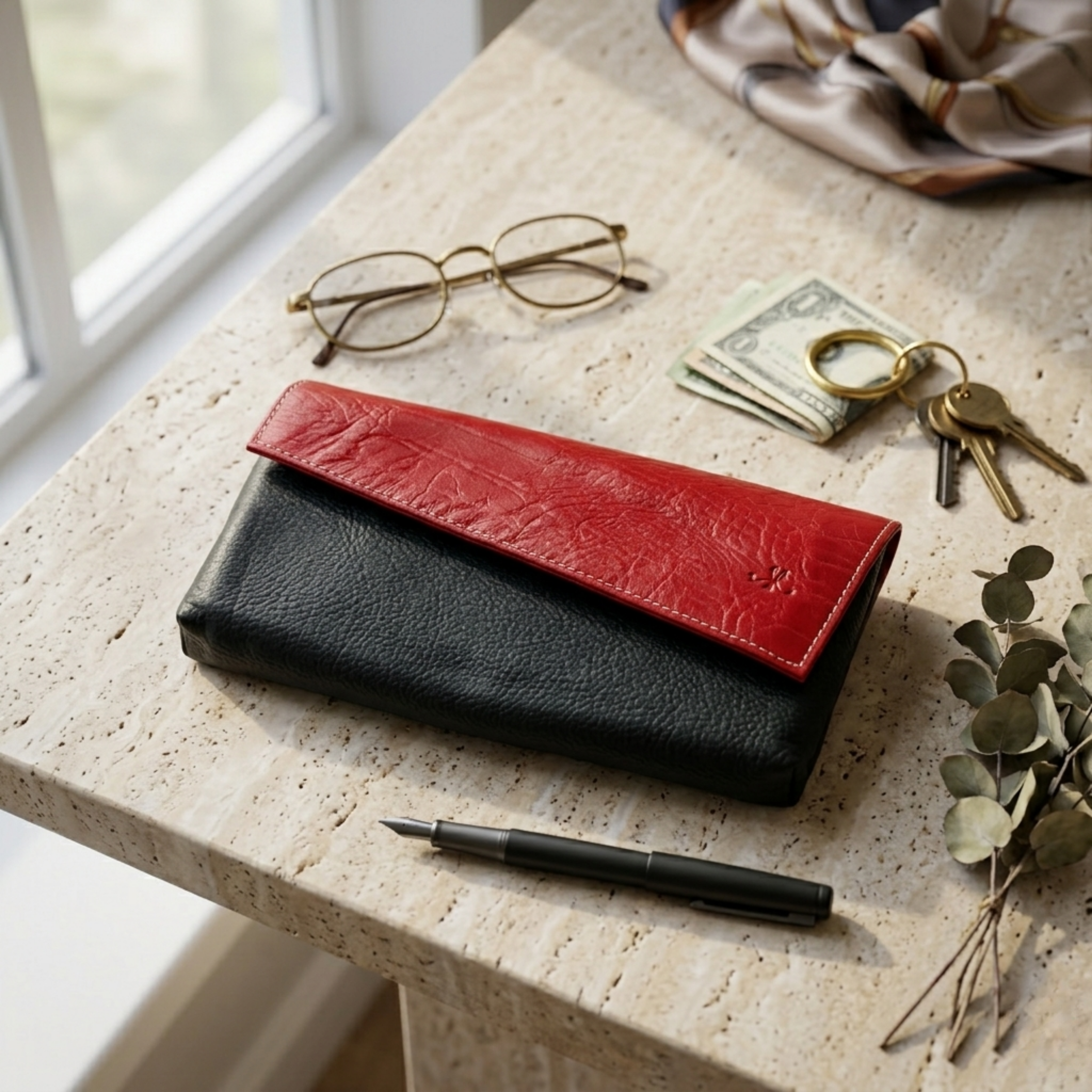 The Apex - Women's Long Leather Wallet