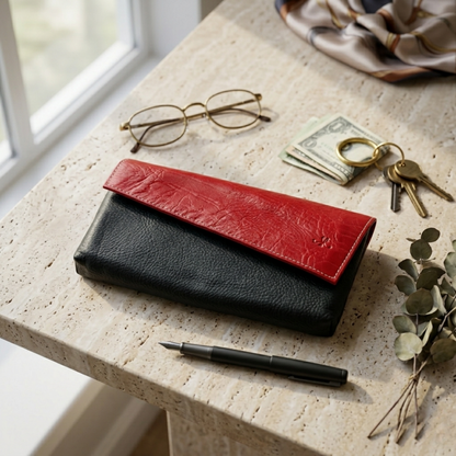 The Apex - Women's Long Leather Wallet
